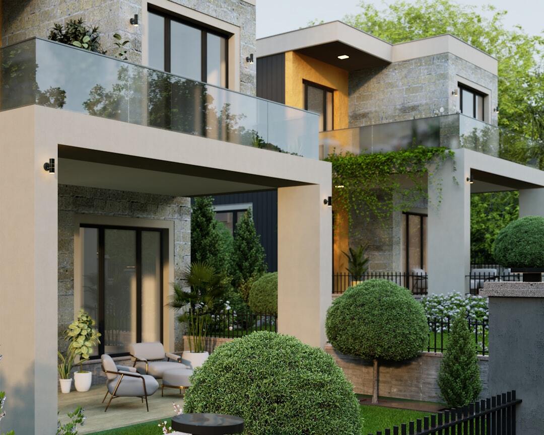 Luxury villa exterior